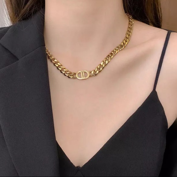 💛18K gold plated db necklace - Picture 6 of 7